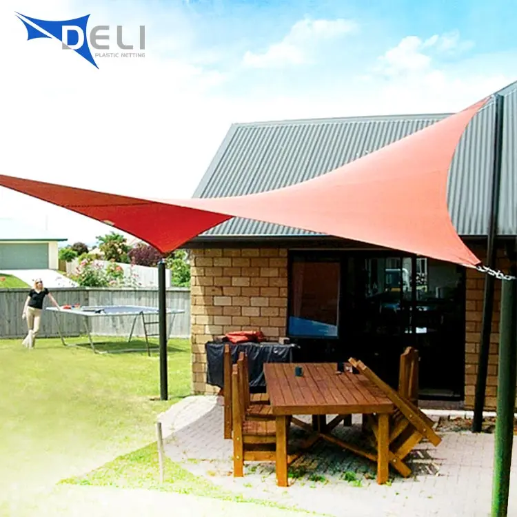 High Quality Sun Sail Shade Patio Awning Canopy Sunscreen 3.6x3.6x3.6m Dark Grey