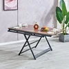 10 year warranty US England mobile stool tables 8 seater folding dining table round school furniture space saving