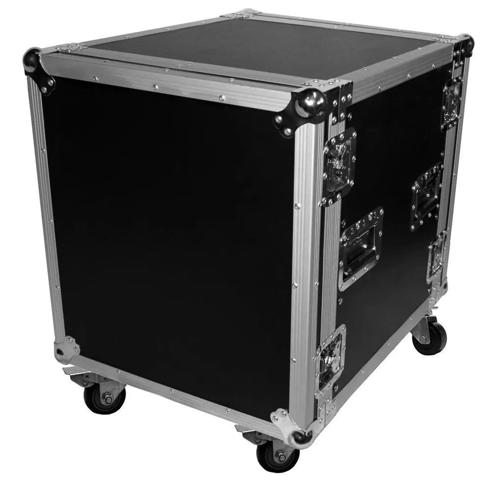 Flight case. Кейс 19 дюймов. Rack с усилителями. Кейс PROX. 19" Rack for Flight.