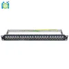 24 Port 1U Rackmount Cat6a FTP Unloaded Patch Panel
