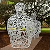 Life Size Garden Jaume Plensa Stainless Steel Sculpture