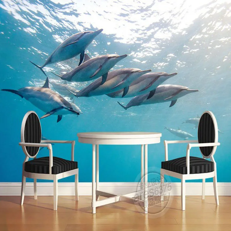 3d Murals Under Sea World Wallpaper Bedroom Living Room Tv Background Mural Wallpaper Buy 3d Wall Murals Wallpaper Small Wallpaper Murals Kids