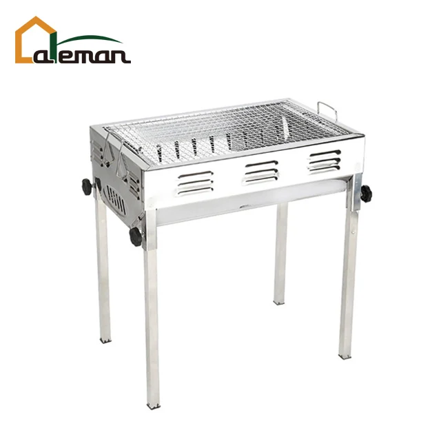 Medium sized Stainless Steel Japanese Charcoal Barbecue Stailess steel BBQ grill 55 cm
