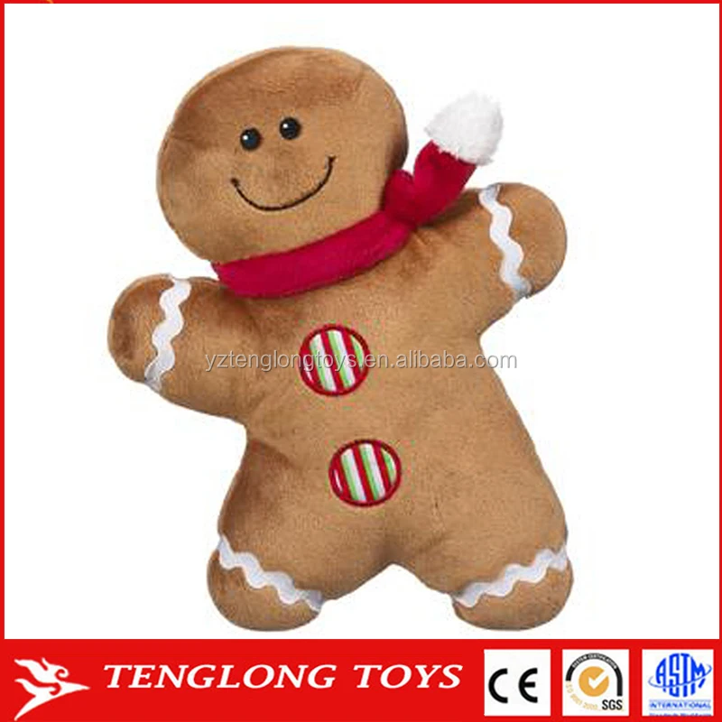 gingerbread man stuffed toy