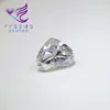 Heart-cut 9*11mm moissanite supports custom-made ring necklace jewelry