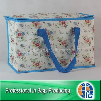 Lead Free Laminated Pp Non Woven Aluminium Foil Insulated Lunch Carry Bag Multi Compartment Oversized Cooler