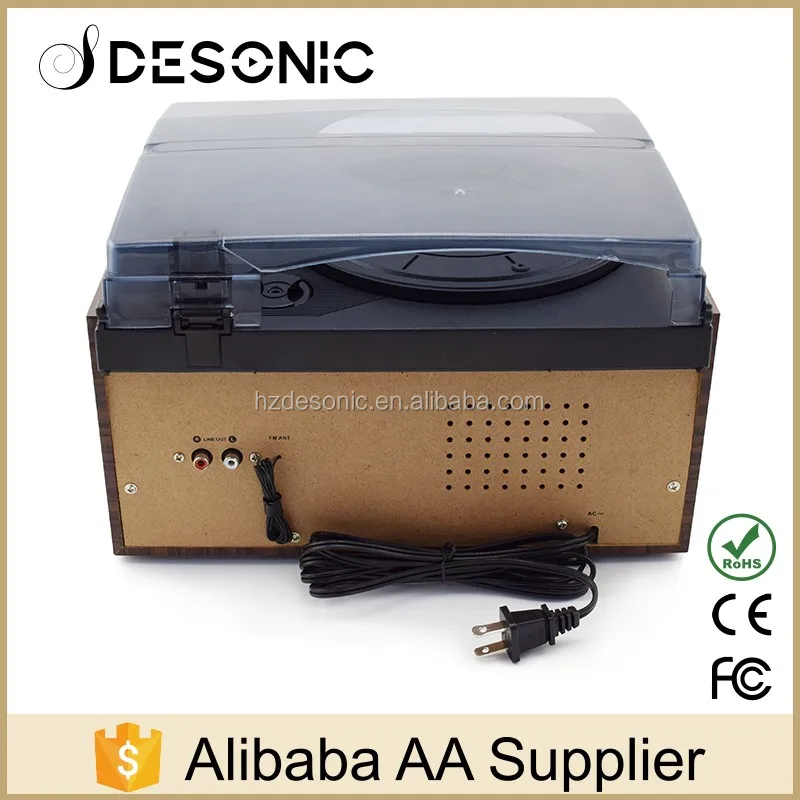 Tocadiscos TR-18CD todo en uno - CD, USB, SD, Reproductor de casetes