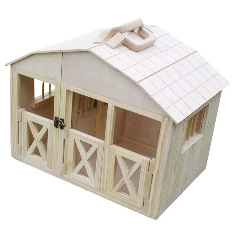 wooden stable toy