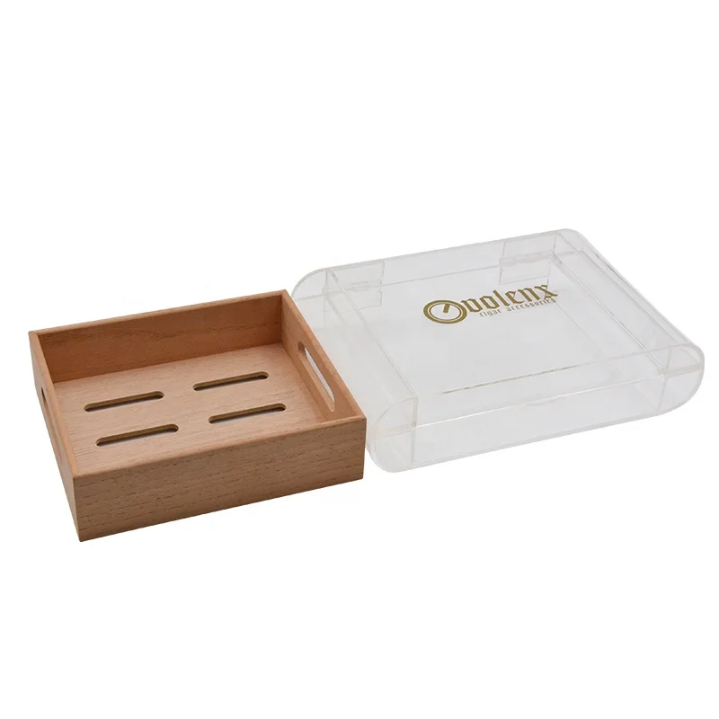 Volenx Custom Transparent Acrylic Display Humidor With Tray