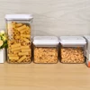 OEM DOM Service Kitchen Set Food Grade BPA Free Square Plastic Container/ New Storage Container Set For Sours Vide Cooking