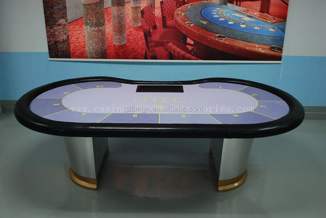 Deluxe Blackjack Games Table De Poker Casino Gaming Table With Layout