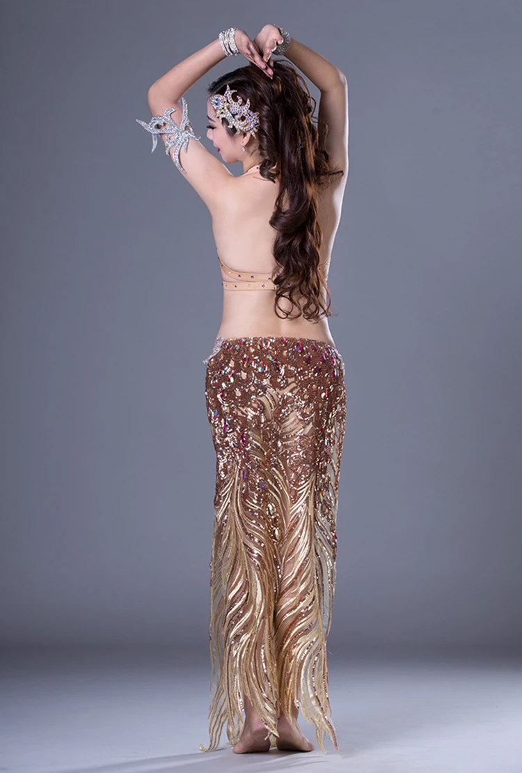 Qc2792 Wuchieal New Design Professional Women Belly Dance Costumes With 6805