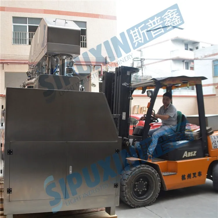 Ei 510L movable vacuum mixing tank for high viscous material (32)