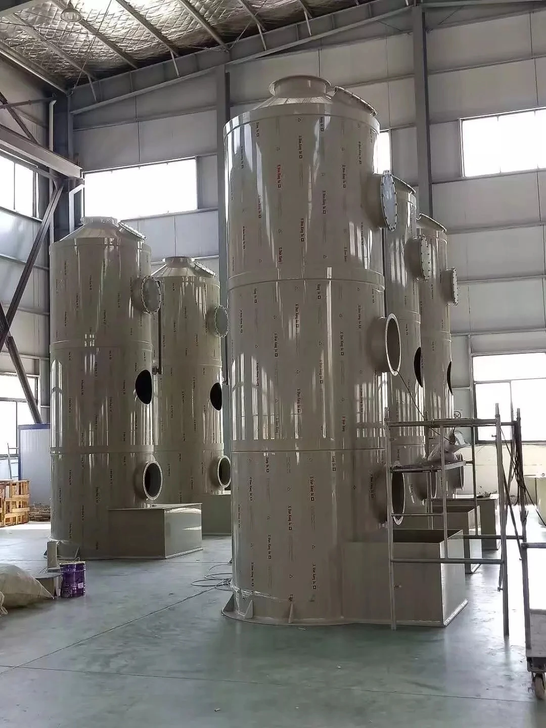 Desulfurization Dust Scrubber Tower, 3000cfm, Polypropylene - detail 4