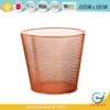 iron powder coated mesh metal wastebasket waste bin