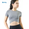 Sexy design Yoga Shirts Fitness Running womens Sports t -shirt bra active wear nude yoga tube sports bra