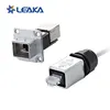 rectangle waterproof rj45 ethernet connector rj45 female and male connector