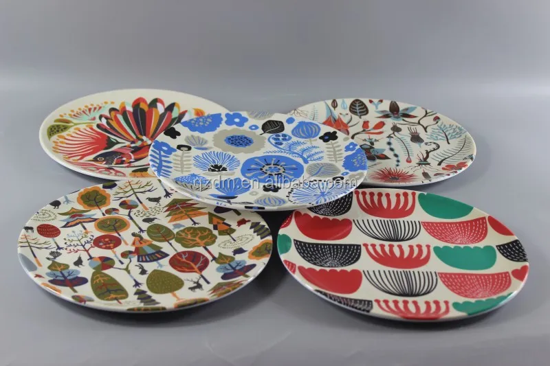 Customized Designs Melamine Dinner Plate And Dishes
