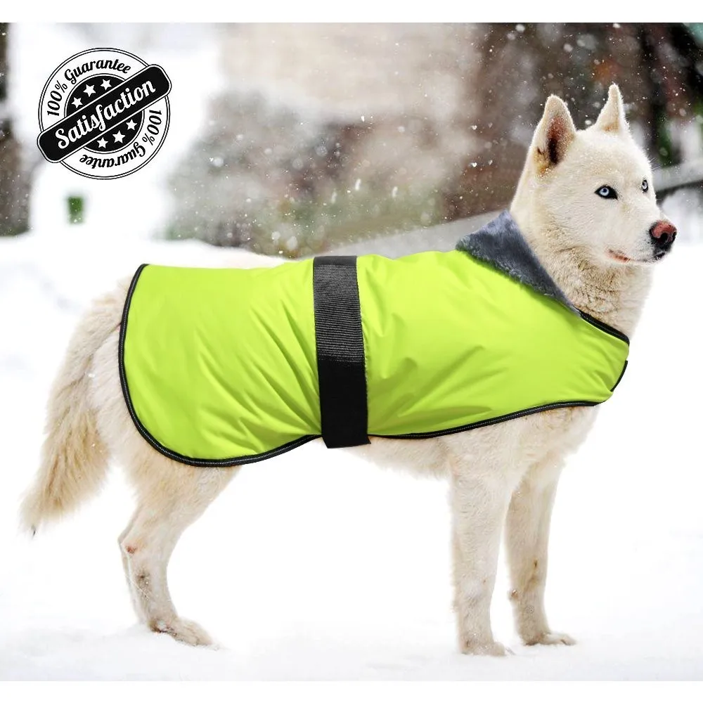 Dog Jacket Waterproof Soft Cotton Blanket Coat For Large Dogs With