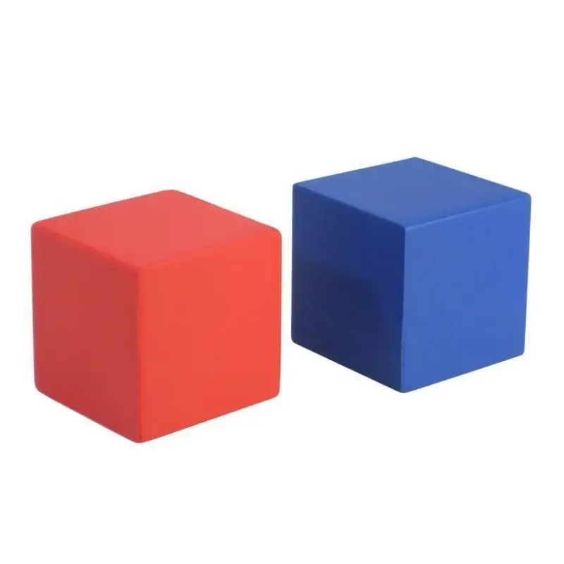 Custom Printed High Quality Pu Foam Cube Stress Ball - Buy Promotional ...