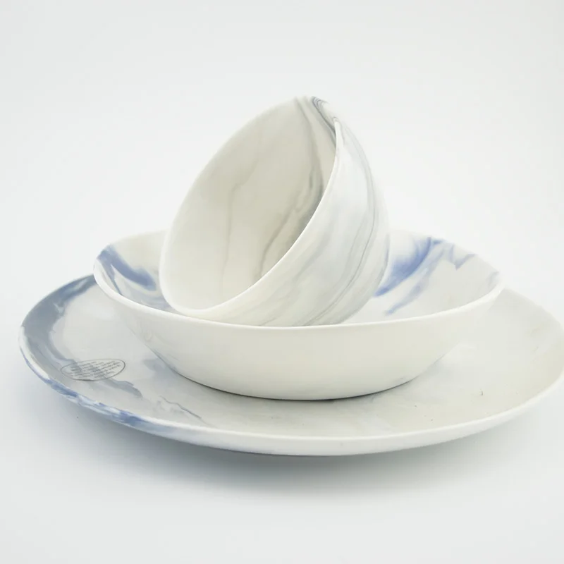 enamel porcelain dishes durable ceramic bowl with ceramic dinner