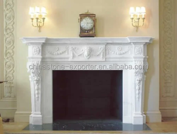 Natural Stone Home Designs Decoration Marble Fireplace Mantel