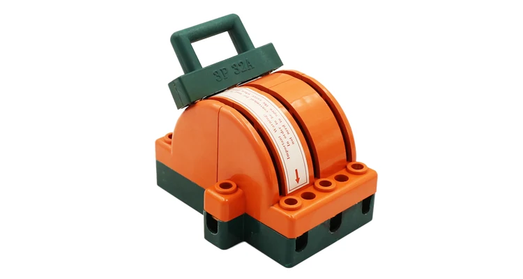 Wacent de alta calidad /útil y duradero 2pcs 32A AC 220V Interruptor de desconexi/ón de seguridad de cuchillo de doble tiro de 2 polos Interruptor de cuchillo de doble tiro