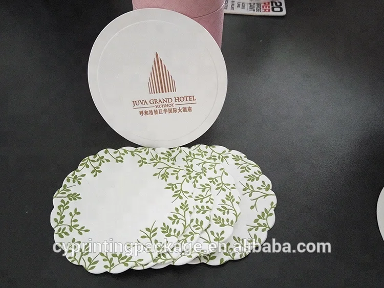 Ecofriendly Paper Coaster Promotional Disposable Paper Absorbent Coaster Buy Disposable Paper