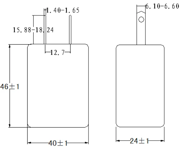 Efficiency Level 6 Usb Adapter Charger 5v/2a,5v/1.5a,5v 1a Ul Standards