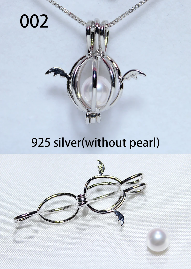 Fashion 925 Silver Pendant Cage With Pearl Buy 925 Silver Pendant