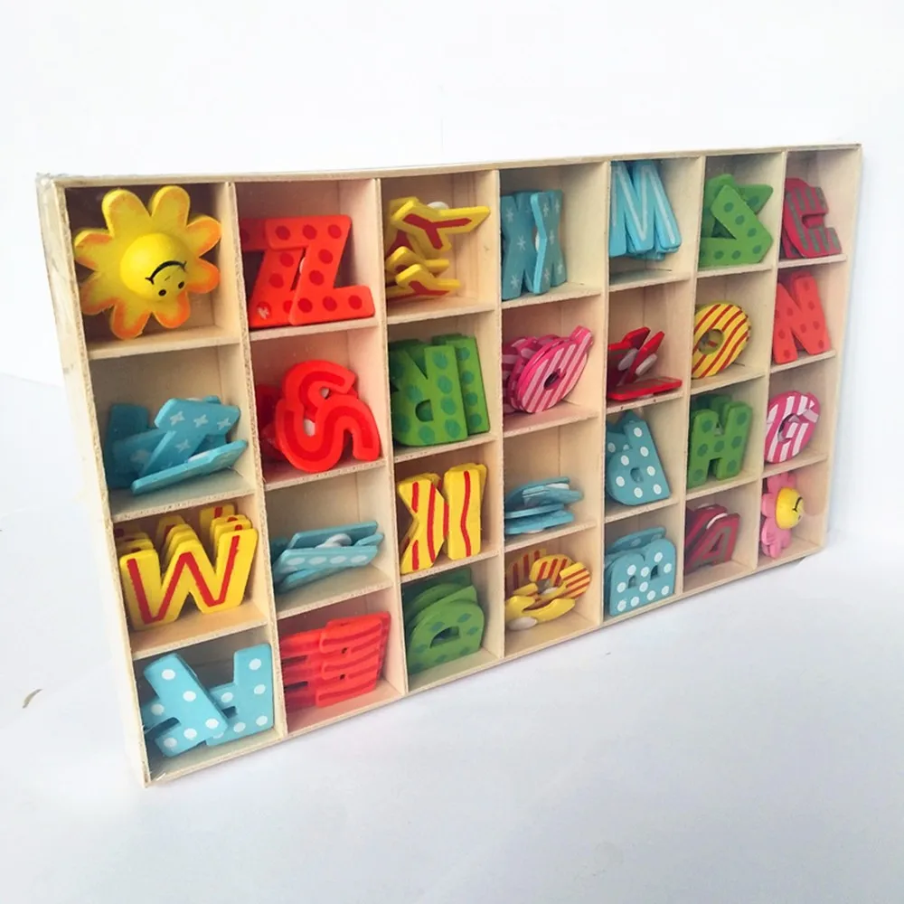 Wooden Alphabet Letters With Sticker Custom Name Initials Boys Door