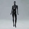 Fashion full body fiberglass black female display dummy abstract dress forms women mannequins