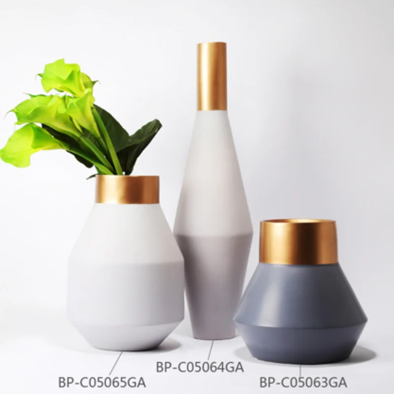 Polyresin Cheap Wholesale Price Small Vase Home Decorative Items