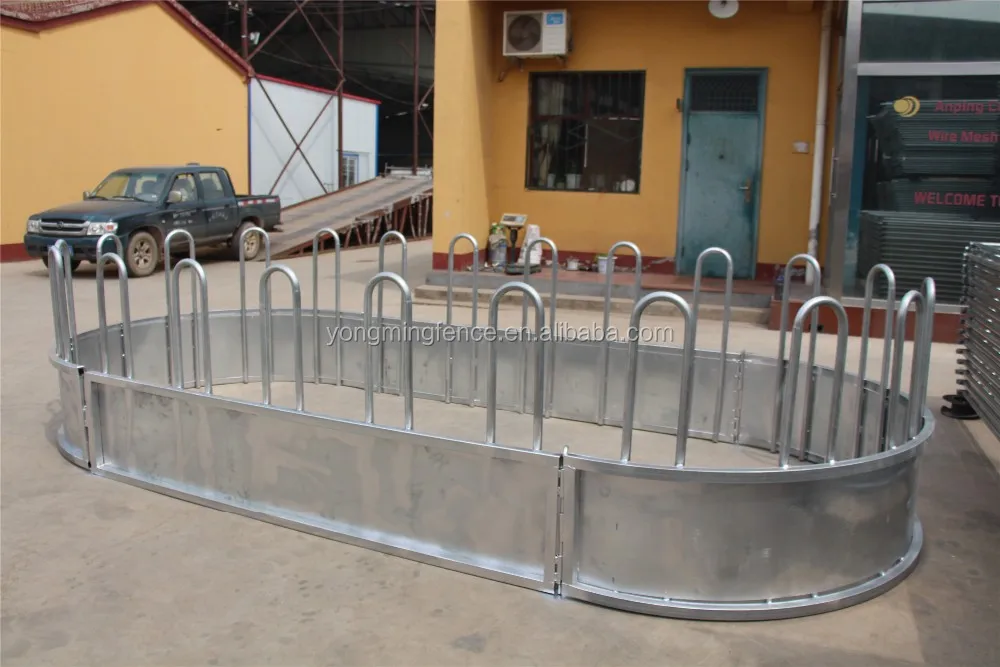 Factory Cattle Hay Round Bale Feeder Feeder Trailers Portable Sheep 