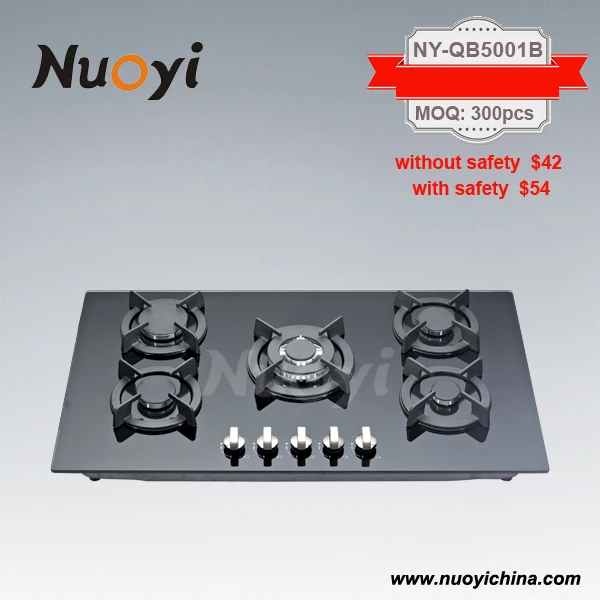 Glass Top Gas Stove 5 Burners With 1 Year Warranty Buy Gas Stove 5