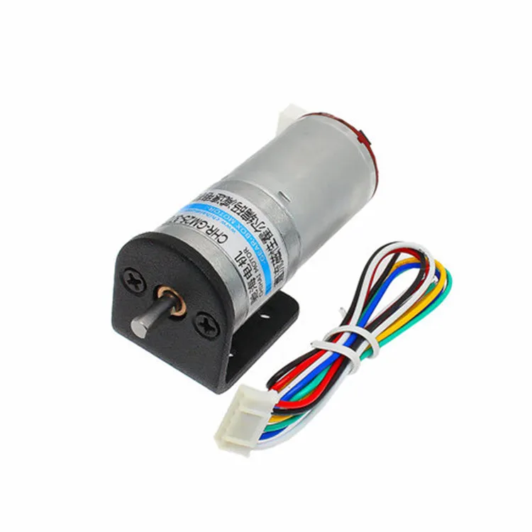 Chihai Motor Chr-gm25-370-abhl Dc Magnetic Holzer Encoder Gear Motor 6 ...