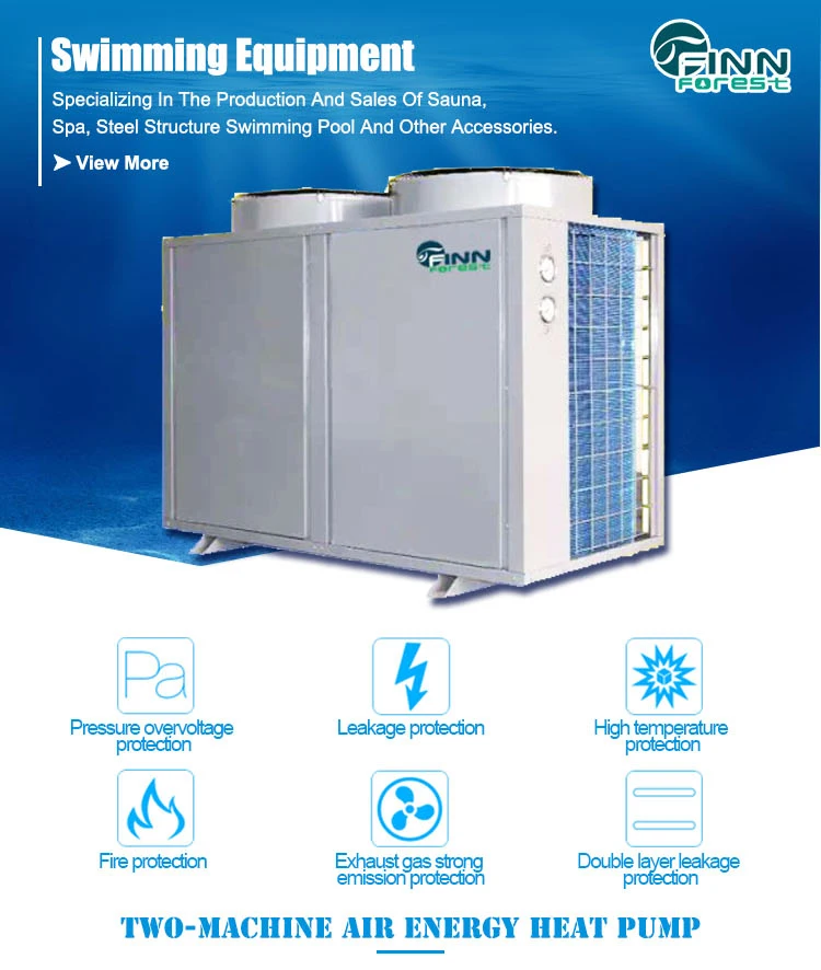Low Noise Energy Saving Commerical 50kw Swimming Pool Heat Pump Buy