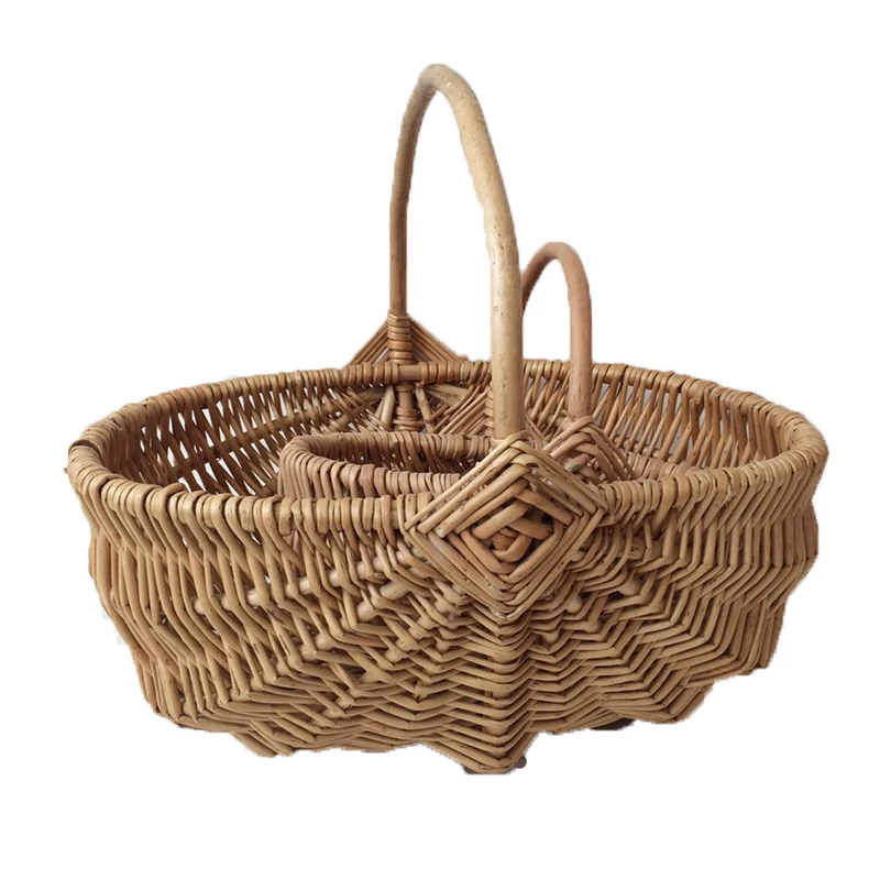 Willow Pick Baskets Flower Plant Pots Wholesale Storage Wicker Basket ...