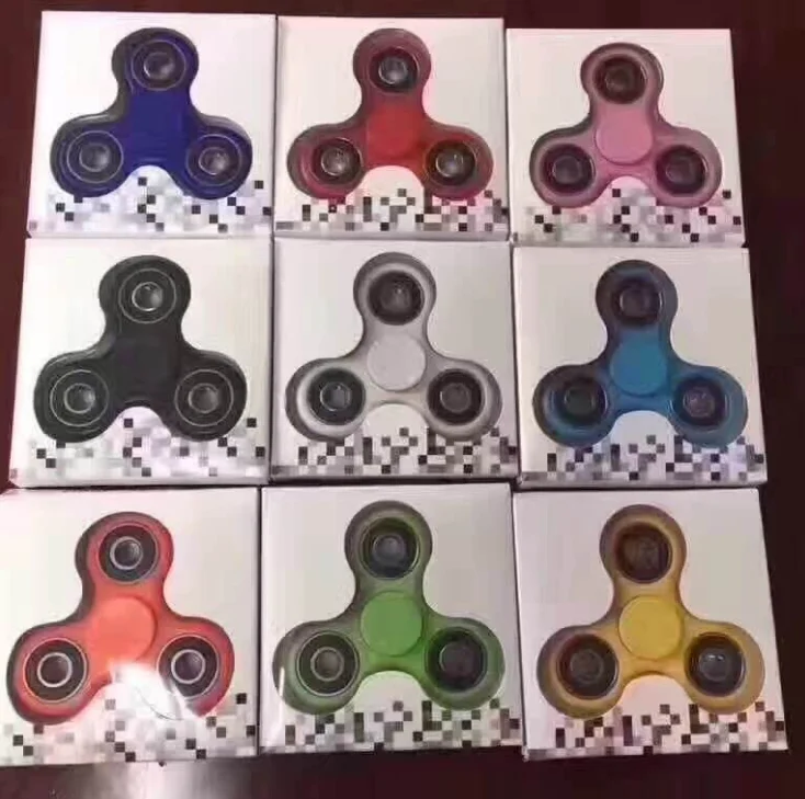 Color&eacute; Fidget Main Spinner Jouet Lumi&egrave;re LED Main Spinner Fidget Jouet