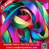 Wholesale many size single face rainbow satin ribbon ,the double face is available
