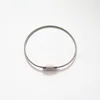 Stainless Steel Wire Ring 1.0 mm Cable Loops Rings for Hanging Luggage Tag and ID Tag