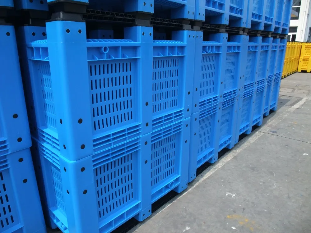 1200*1000*760mm Perforated Storage Plastic Pallet Apple Crate Buy