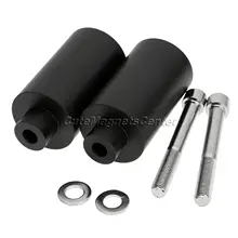 Black Motorcycle Frame Sliders No Cut Crash Protector For Yamaha FZ1 FAZER 1000 2006-2008 2007 Delrin Crash Pad Motorcycle Parts