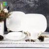 Tempered Opal Ware Opal Glassware Dinner Set /Dinner Service Set