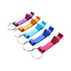 Custom personality gifts aluminum beer bottle opener keychain for wedding favor