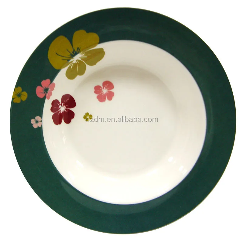 Round Melamine Deep Plates For Thailand