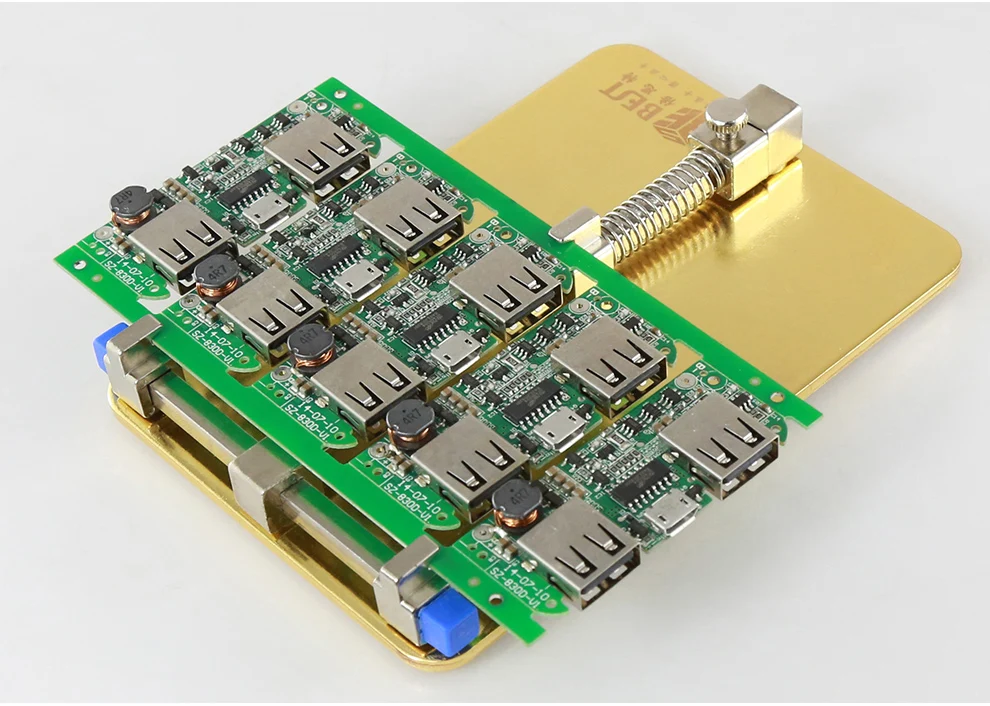 BST- 001C Stainless Steel Circuit Board soldering desoldering PCB Repair Holder Fixtures Cell Phone Repair Tool