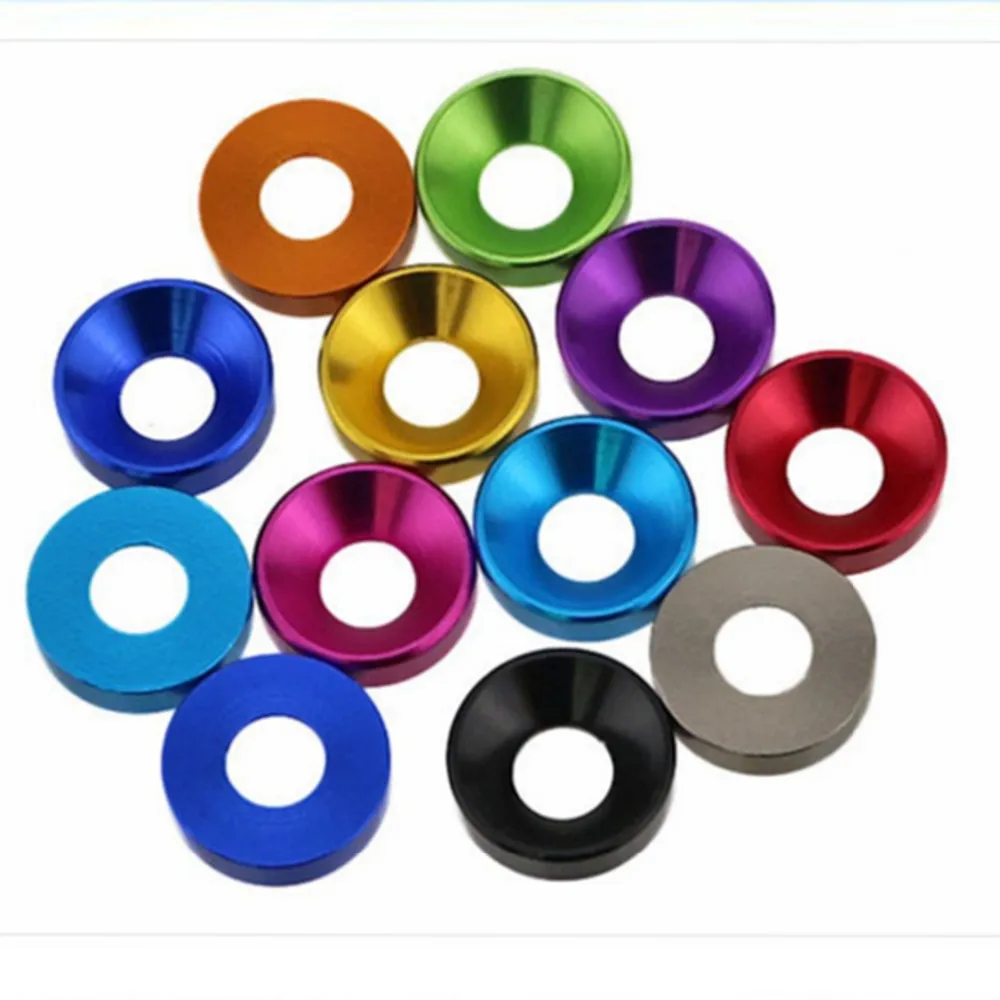 M6 Countersunk Washer Anodized Aluminum Washer Anodized Aluminum Alloy ...