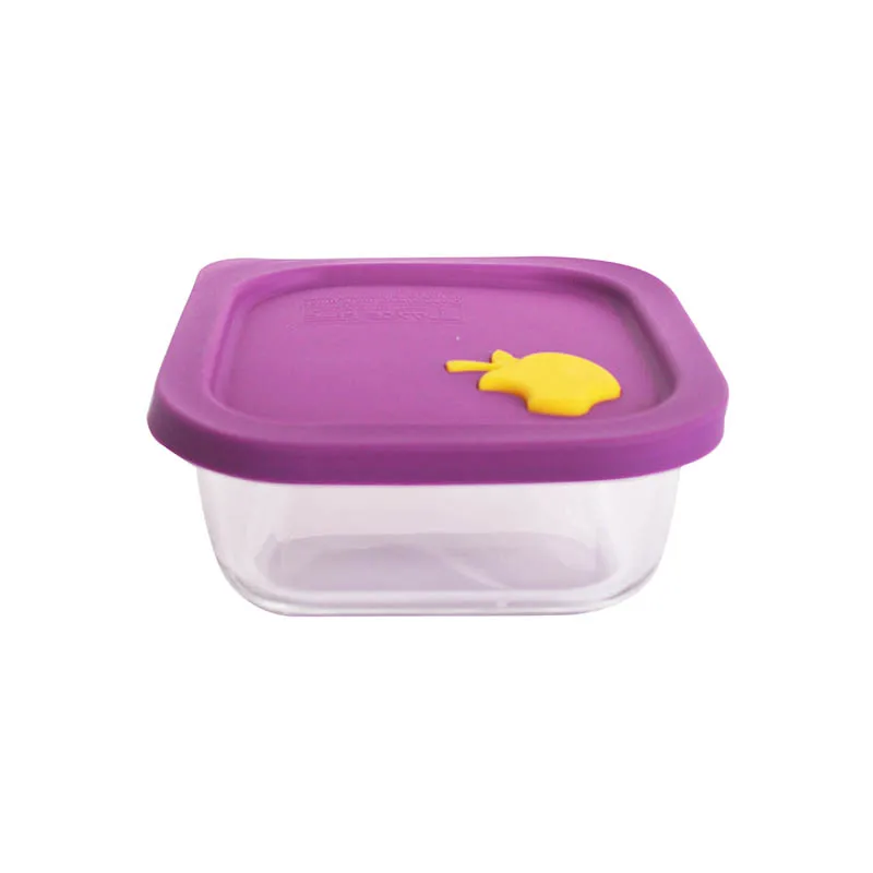 Pyrex Meal Prep Bento Box Glass Food Storage Containers With Silicone