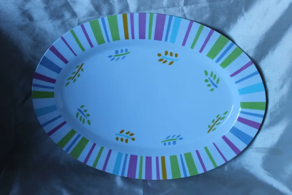 100%melamine fruit salad plate